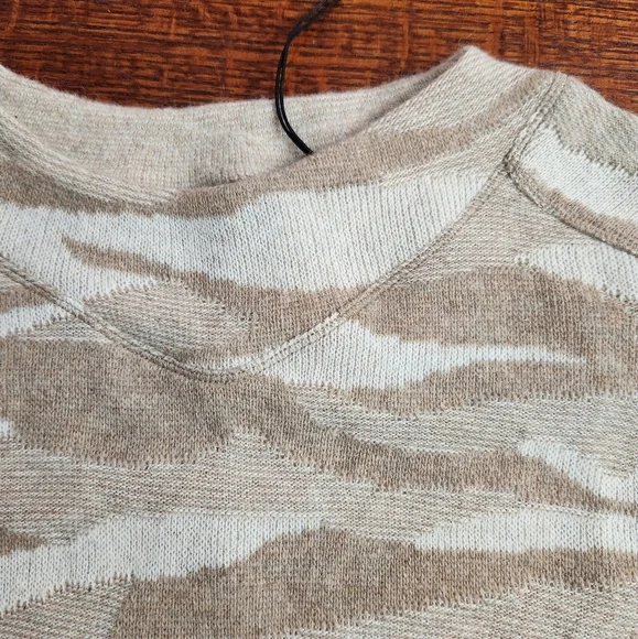 PrAna Snowbound Sweater NWT size XL tan beige recycled wool - Picture 4 of 14